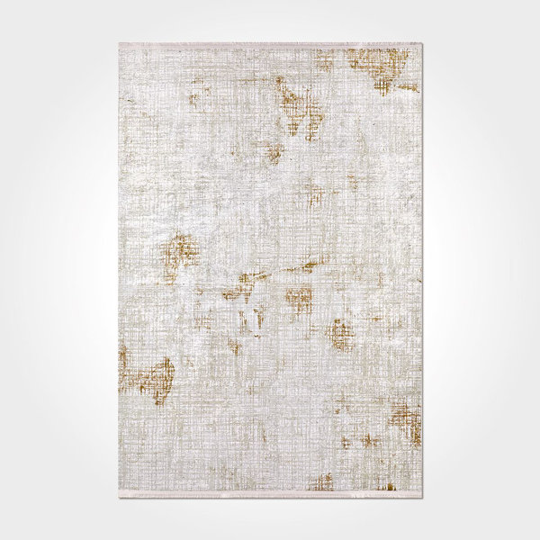 17 Stories Cotton Machine Washable Striped Rug Wayfair